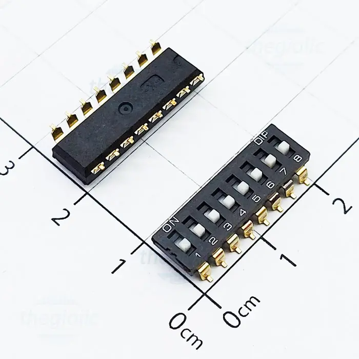 DIP Switch 8 Posiciones (SMD)