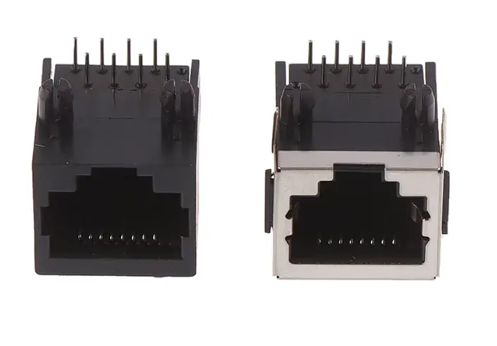 Jack RJ45 8 Pines angulo recto 