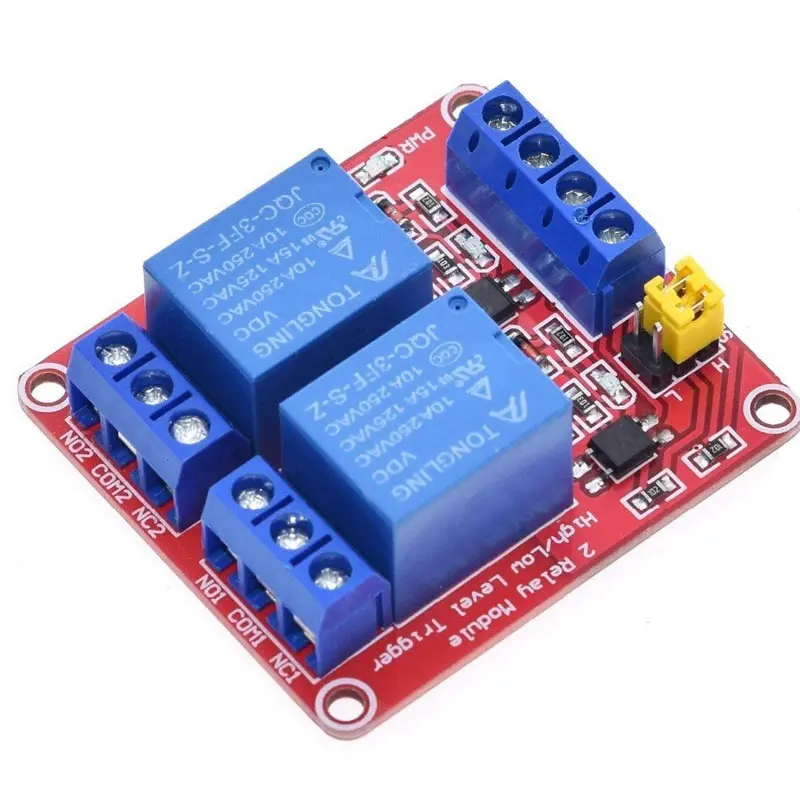 Módulo relevador de 2 canales 5V [BA052]