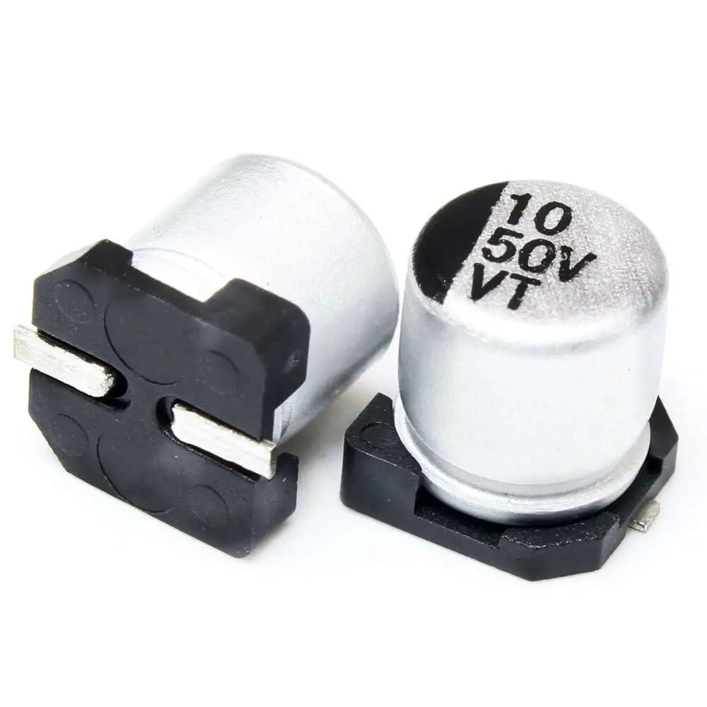 Capacitor Electrolítico SMD (10uF 50V) [AE252]