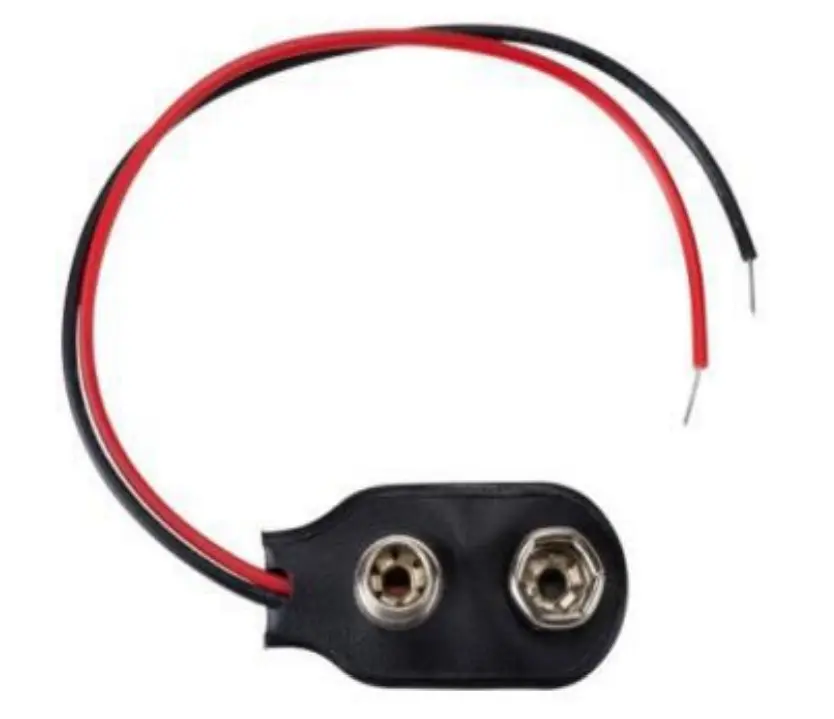 Broche simple para pila de 9V [AC040]