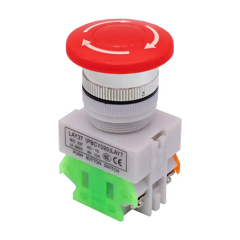 Botón paro de emergencia (660V / 10A) [NC517]