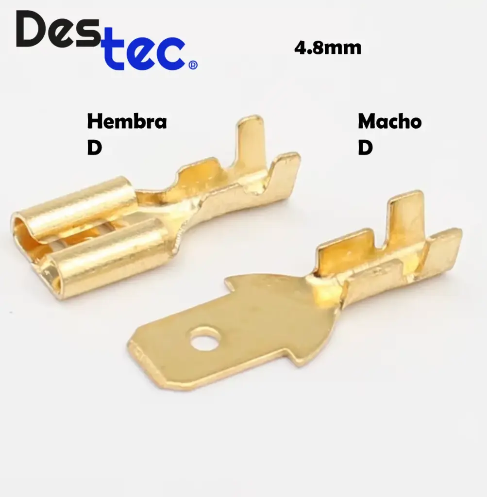 Terminal Macho 4.8mm Tipo Faston [AE272]