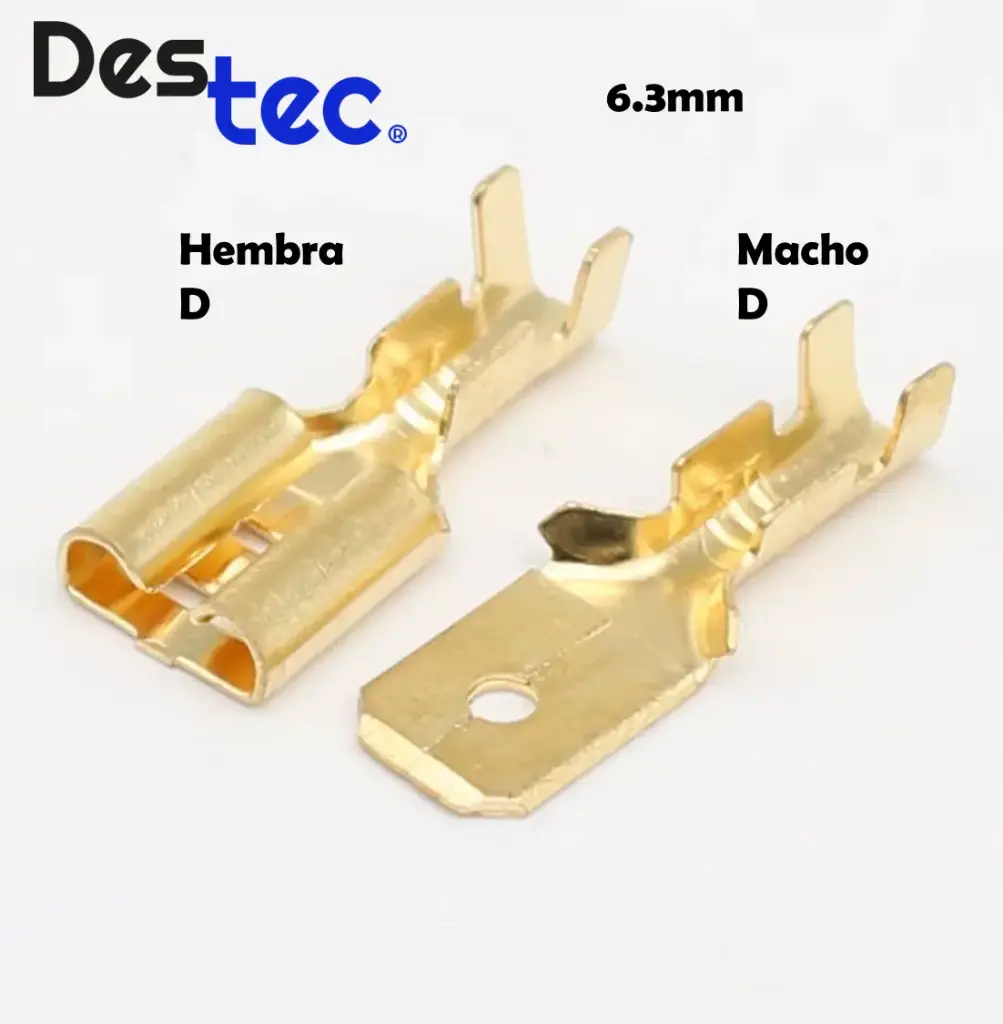 Terminal Macho 6.3mm Tipo Faston [AE272]