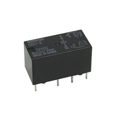 Relevador DPDT 5VDC 2A