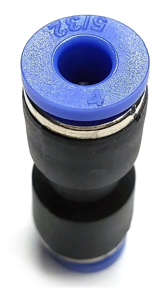 Conector rapido neumático recto  4mm