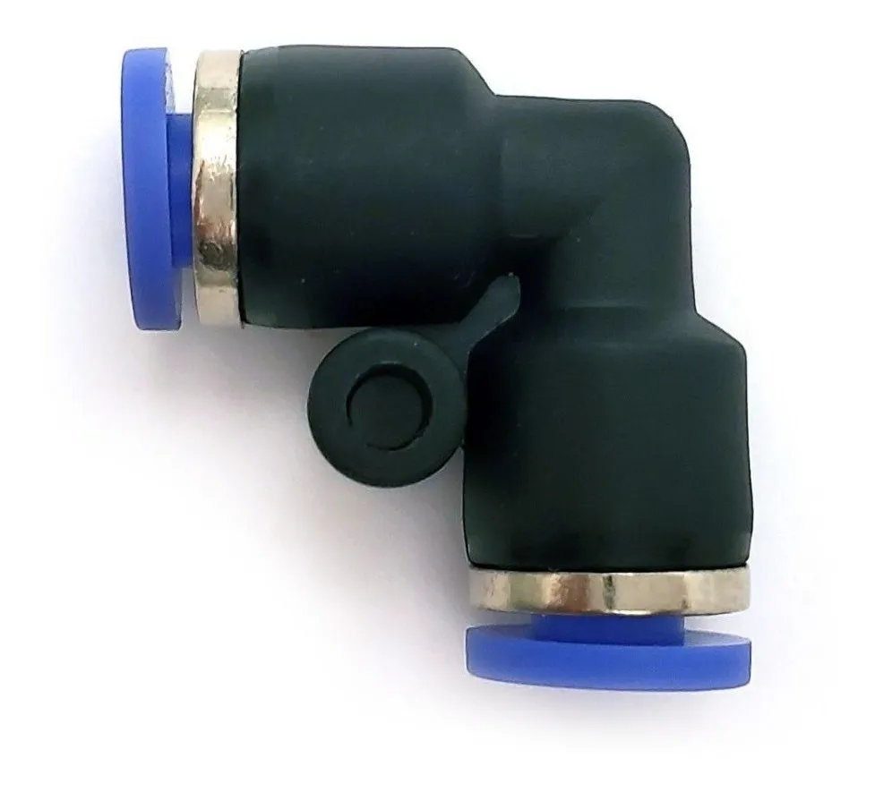 Conector rapido neumático codo 4mm