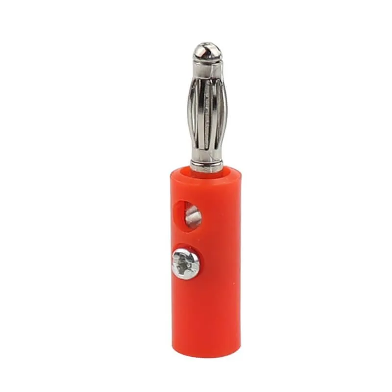 Conector banana 4mm Rojo [NC158]