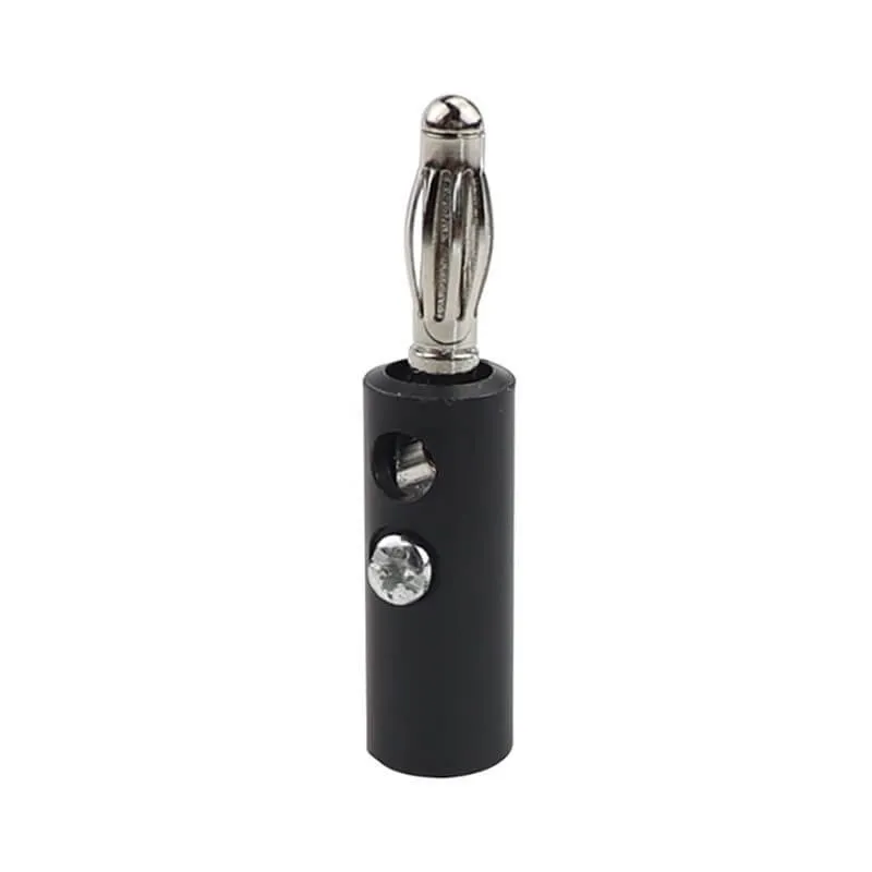 Conector banana 4mm Negro [NC159]