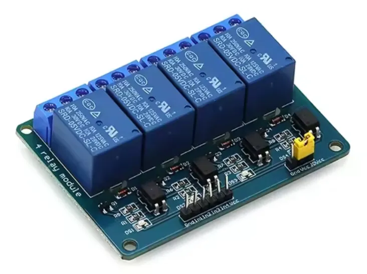 Módulo relevador de 4 canales 5V