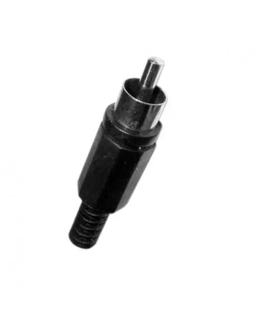 Conector RCA Negro Macho