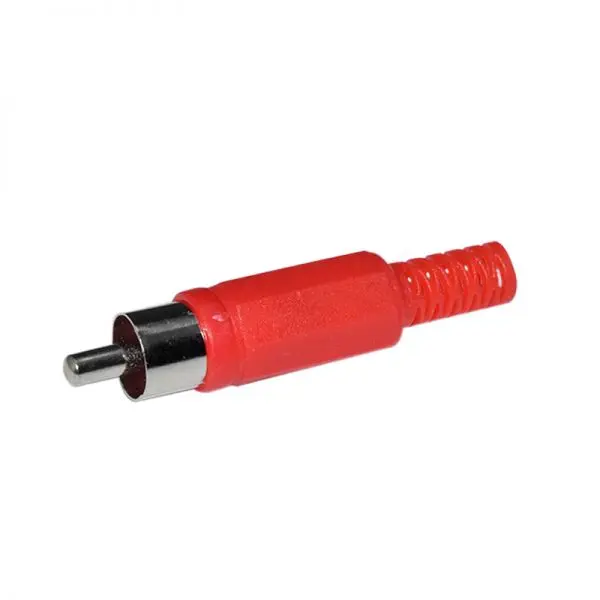 Conector RCA Rojo Macho