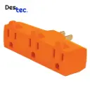 Multicontacto triple aterrizado [MUL-380] 