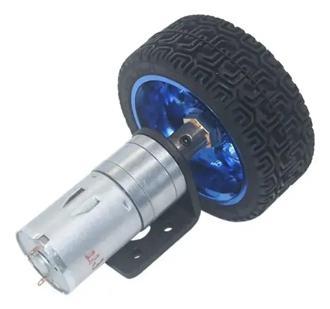 Motorreductor metálico con llanta [ND037]