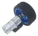 Motorreductor metálico con llanta [ND037]