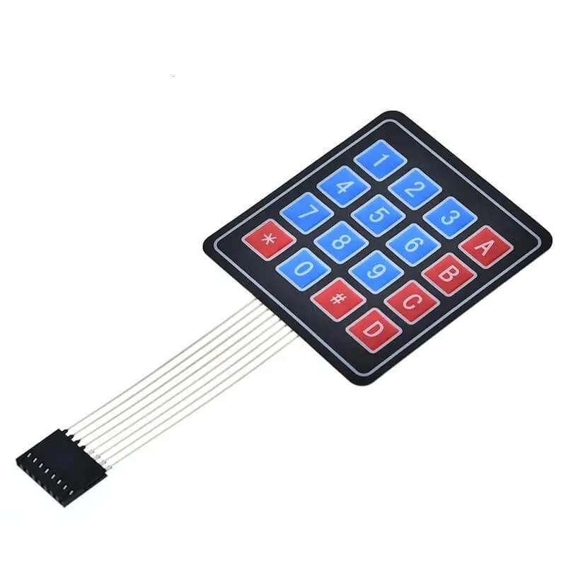 Teclado matricial membrana 4×4 [AA084]