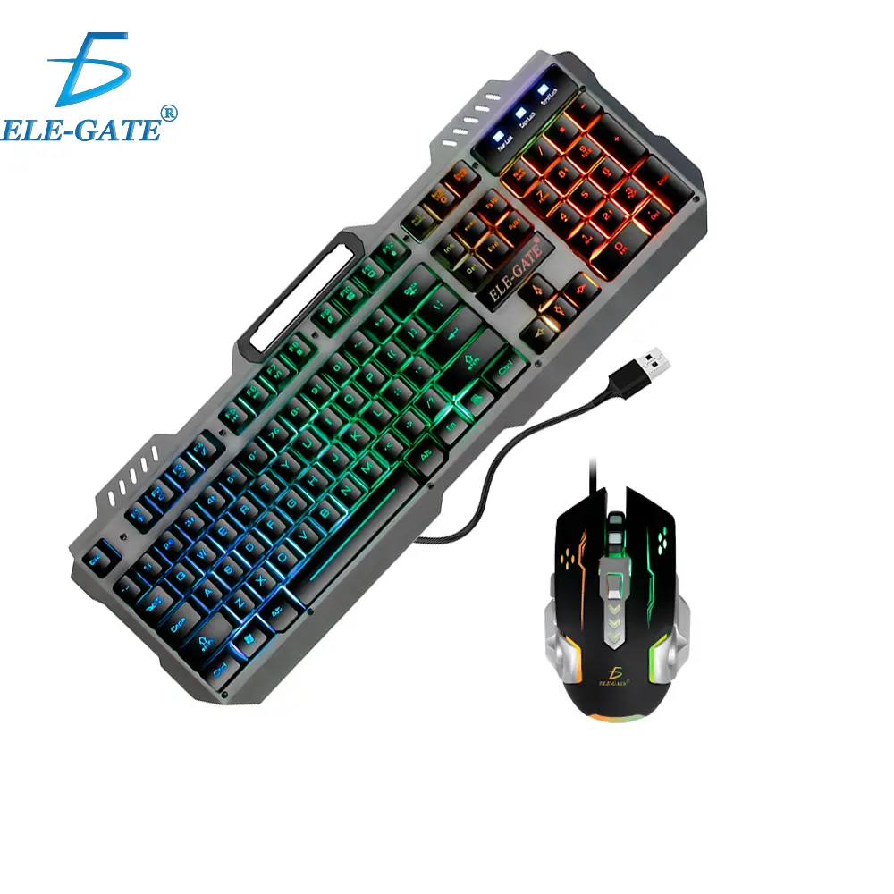 Teclado y mouse gamer con soporte para celular [ST.07]