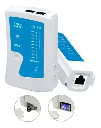 Probador de cables de red (RJ-45 / RJ-11) [CON.06]
