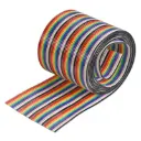 Cable Plano Arcoíris Pitch de 1.27mm 40 Pines 1m