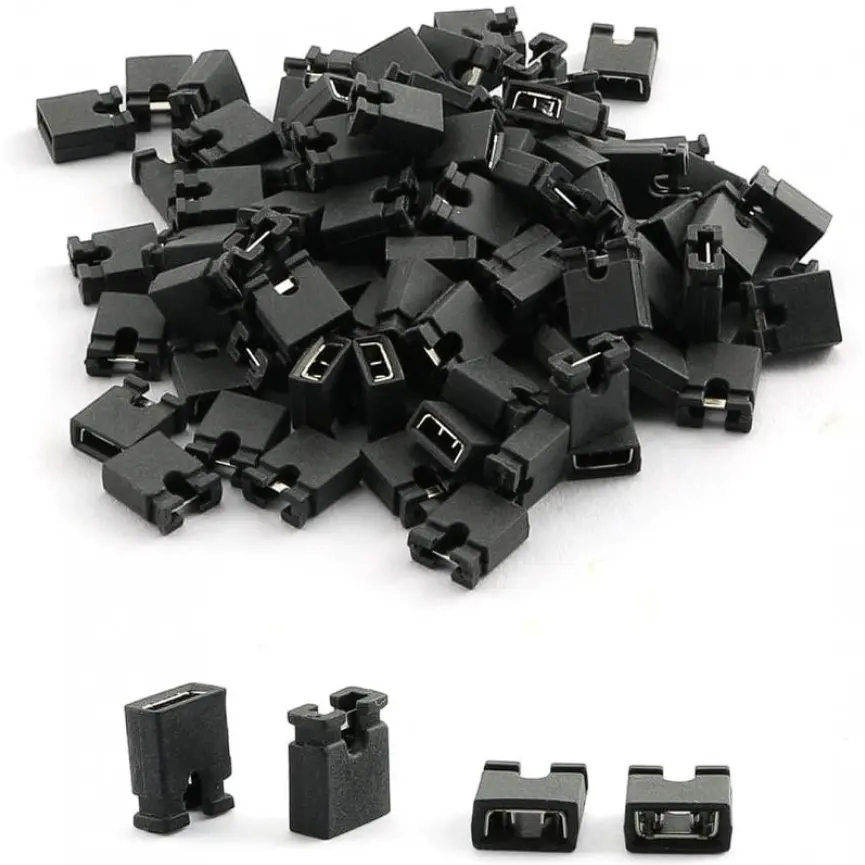 Puente corto circuito pin header 2.54mm (Mini Jumper)