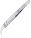 Pinza con punta de cerámica curva