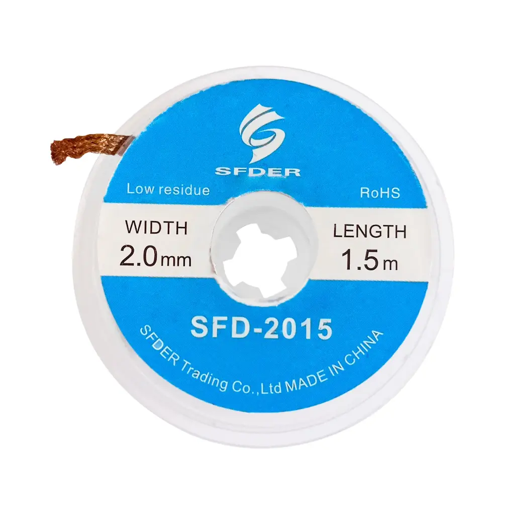 Malla desoldadora de cobre de 2 mm x 1,5 m [AC364]