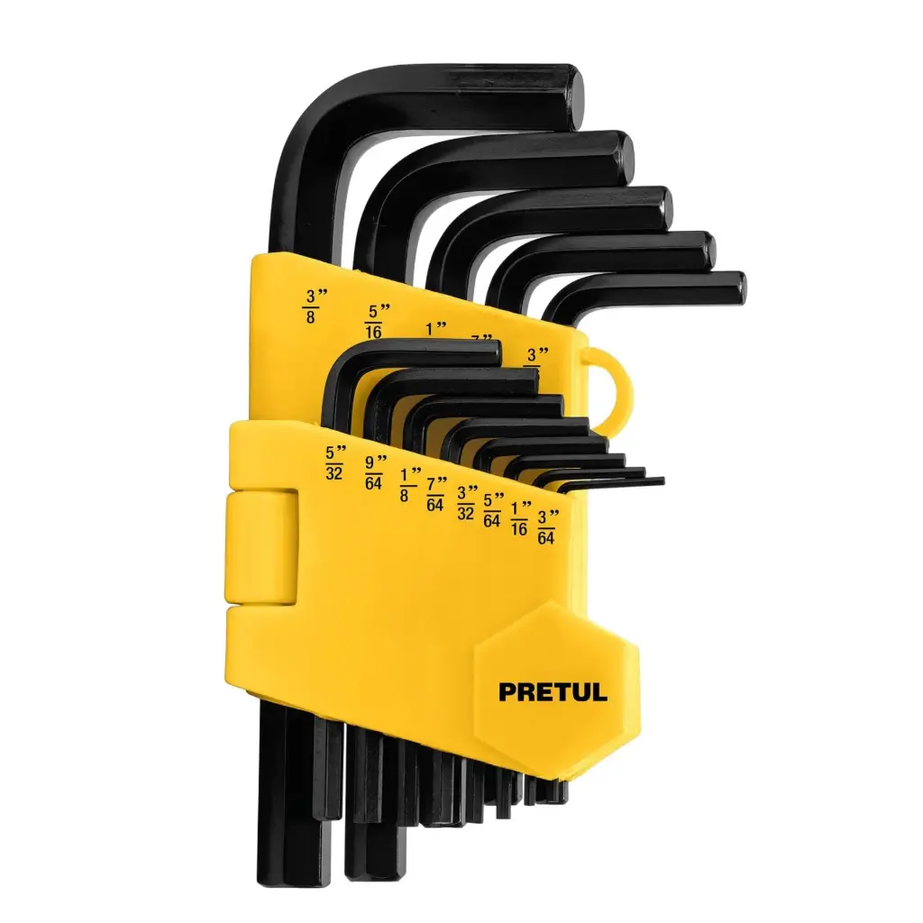 Juego 13 llaves allen std punta hex con organizador [21856]