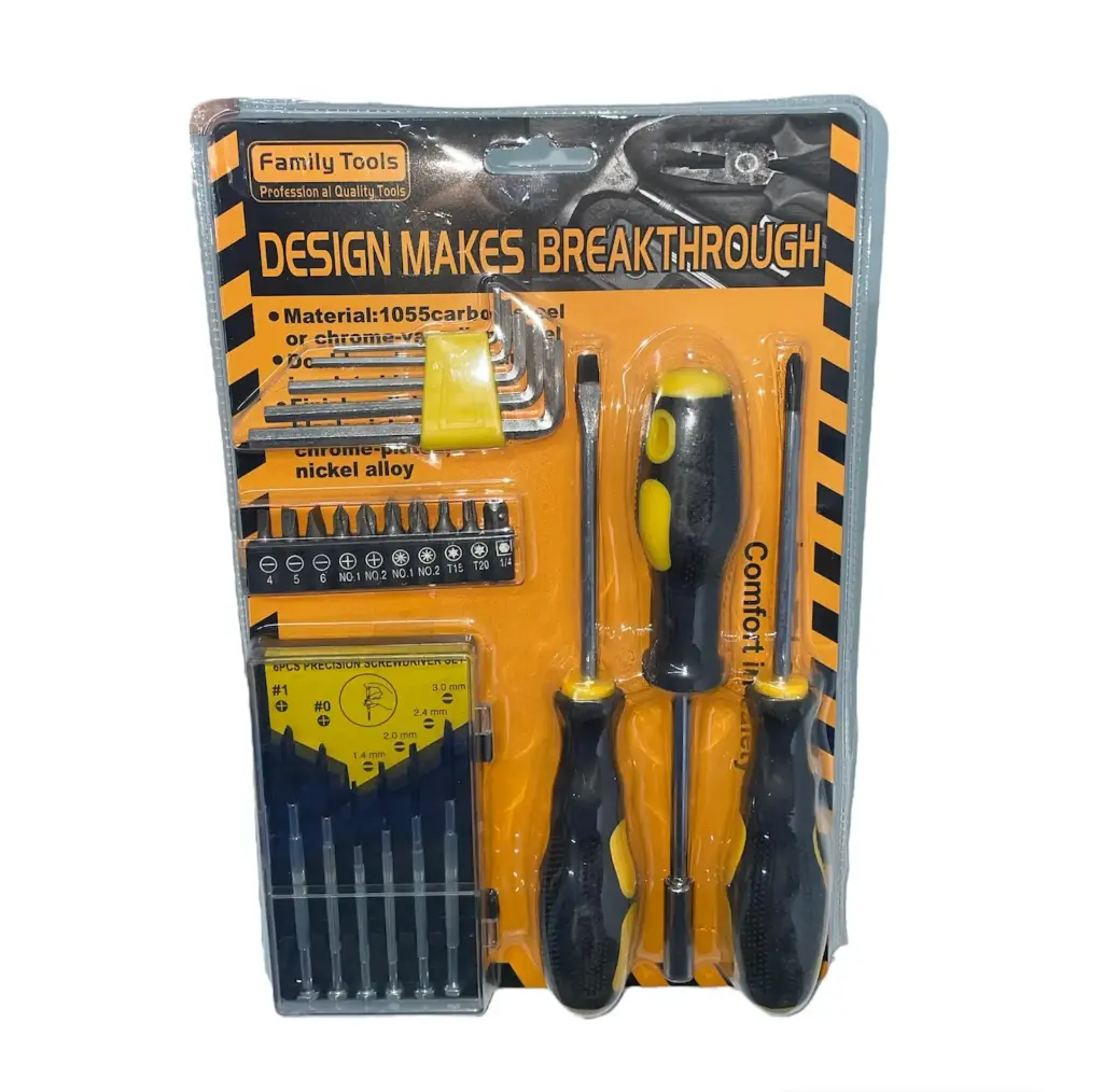 Kit de desarmadores y llaves Allen